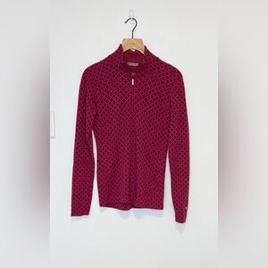 Smartwool Classic Thermal Merino Baselayer Womens 1/4 Zip , sz : large